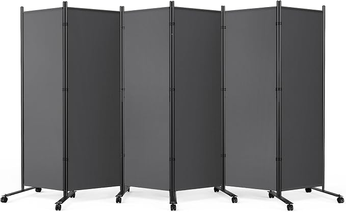 SUNALLY Room Divider Privacy Screens, 6 Panels Dividers - Image 8