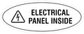 Signs ByLITA Oval Electrical Panel Inside Sign (White) - Small