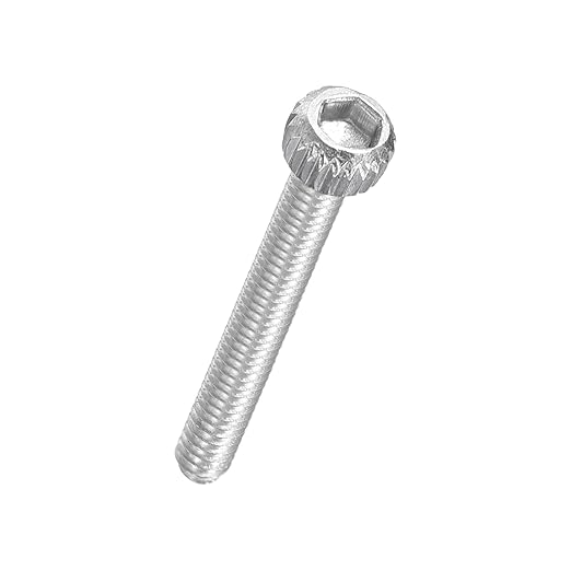 Kozelo 100pcs Socket Head Cap Screws - [M1.4-0.3 x 12mm] 304 Stainless Steel Allen Socket Drive for Electrical Motor 3D Printing Fan Engine Replacement Use, Silver
