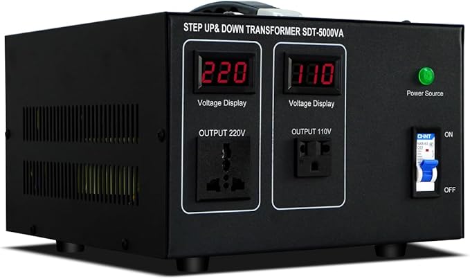 Step Down/Up Transformer 220v to 110v, 5000W Voltage Converter 110 to 220 Heavy Duty Power Transformer