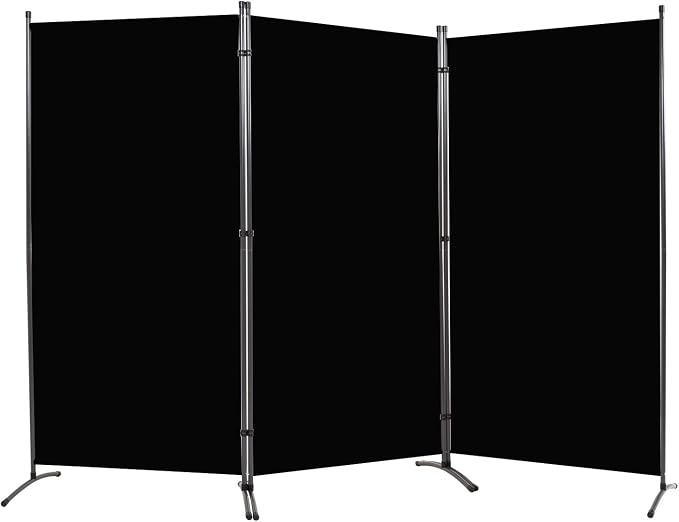 Room Divider 6FT Folding Privacy Screens, 3 Panel Partition Room Dividers | - Image 7