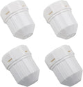 Water Distributor Regulating Cap M30x1.5 Thread for Floor Heating Manifold and Radiator Thermostat 4-Pack Plastic Temperature Control Valve Accessory