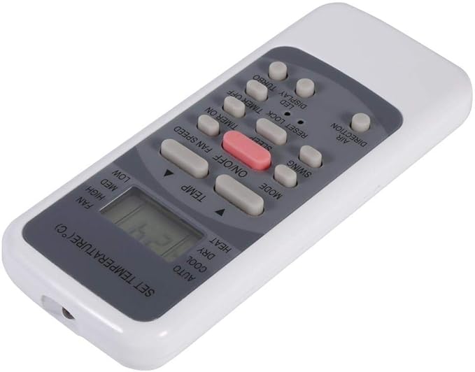 Universal AC Remote Control for R51/E R51/CE R51M/CE R51D/E R51M/BGE R51M/BGE, Air Conditioners with Digital LCD Screen,Multifunctional Codes Remote Control