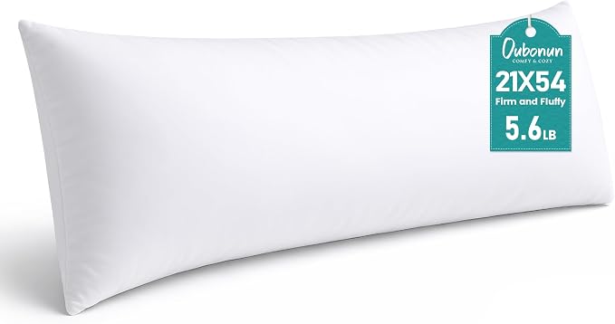 Oubonun 21x54 Full Body Pillow for Adults, Big Long Bed Pillow for Sleeping by Oubonun
