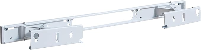 SANUS Extendable Soundbar Wall Mount for Sonos Arc & Sonos Arc Ultra Soundbar – 5” Depth Adjustment Optimized for Dolby Atmos - White Speaker Mount