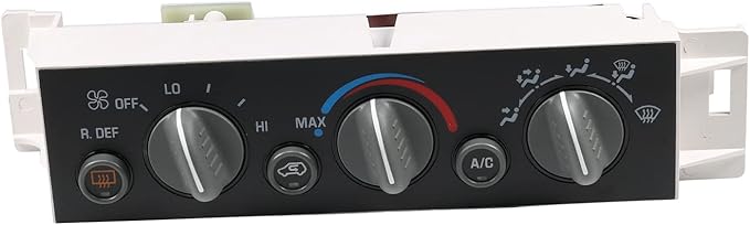 DICMIC A/C Heater Control Panel Climate Control Module with Rear Window Defogger Switch for 1996-2000 Chevrolet C1500 C2500 Tahoe GMC Yukon Cadillac Escalade Replace# 599-006, 15-72547