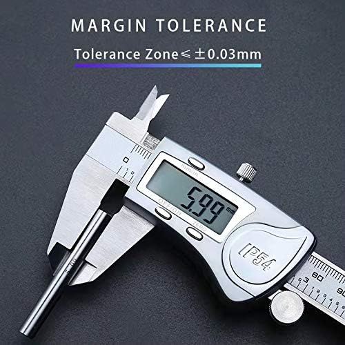 Simhevn Electronic Digital Caliper, inch/Millimeter/Fraction Conversion,LCD Screen displays 0-6" Caliper Measuring Tool, Automatic Shutdown, Suitable for DIY/Jewelry Measurement