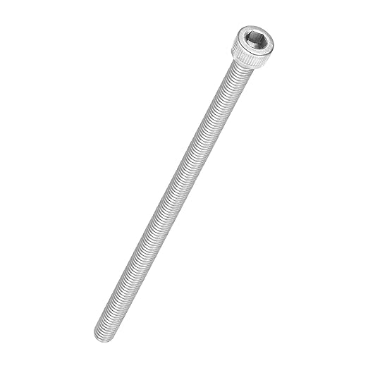 Kozelo 10pcs Socket Head Cap Screws - [M6-1 x 120mm] 304 Stainless Steel Allen Socket Drive for Electrical Motor 3D Printing Fan Engine Replacement Use, Silver