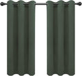 Easy-Going Thermal Grommet Blackout Curtains, 2 Panels 34x54 in | Greyish Green by Easy-Going
