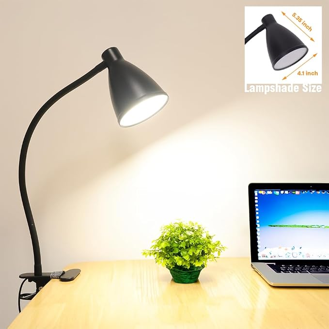 GlowVibe Desk Lamp 3 Color Modes 10 Brightness Dimmer Reading Light 10W 40 LED - Image 5
