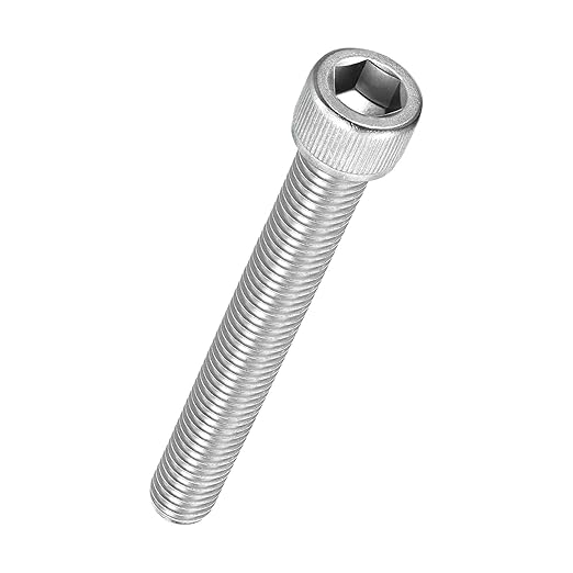 Kozelo 2pcs Socket Head Cap Screws - [M12-1.75 x 90mm] 304 Stainless Steel Allen Socket Drive for Electrical Motor 3D Printing Fan Engine Replacement Use, Silver