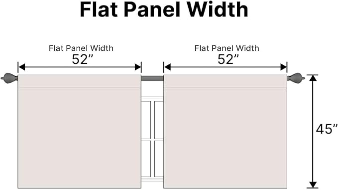 H.VERSAILTEX Blackout Curtains Thermal Insulated Window Treatment Panels Room - Image 6