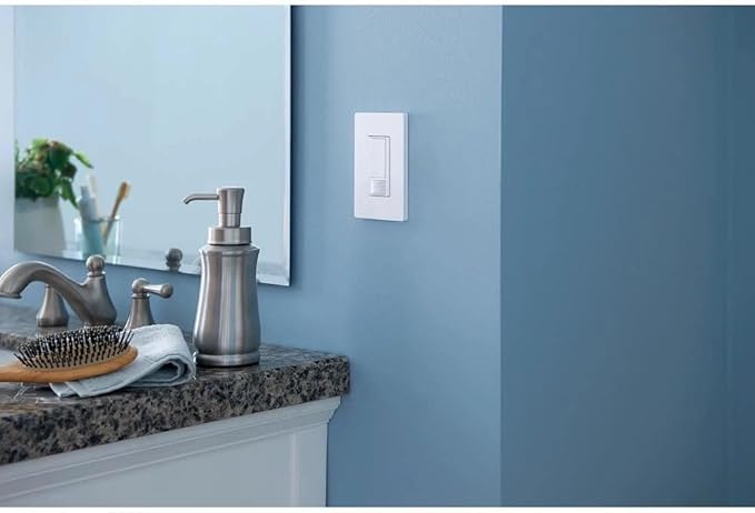 Lutron Maestro Motion Sensor Light Switch Indoor for Bathroom, Garage, Laundry Room, Closet, Occupancy Sensor Light Switch, Single-Pole, No Neutral, MS-OPS5M-BR
