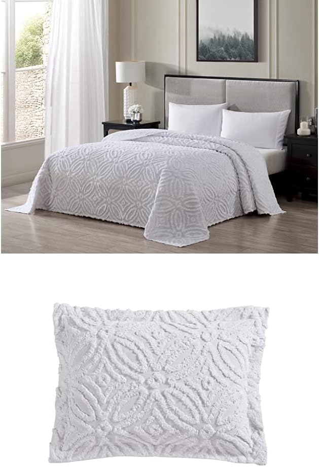 Beatrice Home Fashions Wedding Ring Chenille Bedspread by BeatriceHomeFashions