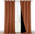 NICETOWN 100% Blackout Blinds, Burnt Orange, Laundry Room Decor Window by NICETOWN
