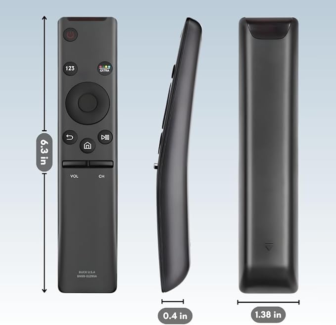 BN59-01295A Samsung TV Remote Control Replacement for Smart TV - Easy Setup, Durable Design, Universal Infrared Remote - Works with Samsung Smart, QLED, UHD, 4K, Curved, LED, LCD, & HDTV Models