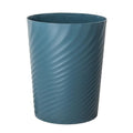 Plastic Small Bathroom Trash Can Wastebasket Garbage Can, Bluish Green | by UUJOLY