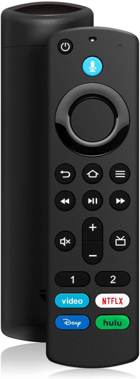 Replacement Voice Remote Control Fit for Fire Smart TV Stick(HD/4K Max/4K/Lite), TV Cube, Smart TV (3rd Gen, Pendant Design) for Samsung-TCL Smart TVs, Not for Roku