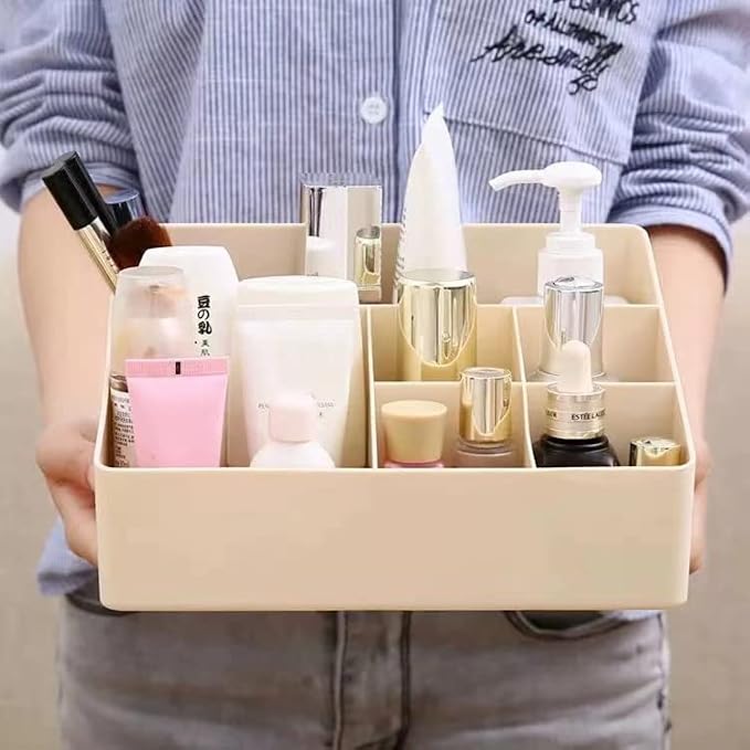 Home Organizer Bedside Table Organizer Makeup Storage Shelf and Display Box-6 - Image 2