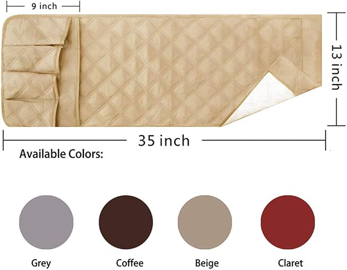 Couch Sofa Armrest Organiser Arm Chair Caddy Bedside Storage Pocket - Image 3