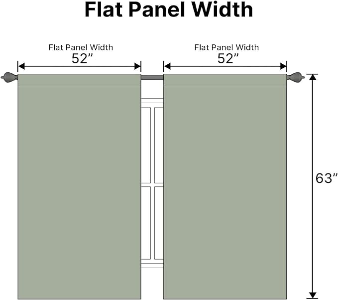 H.VERSAILTEX Blackout Curtains Thermal Insulated Window Treatment Panels Room - Image 6