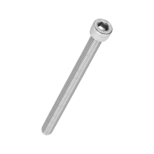 Kozelo 2pcs Socket Head Cap Screws - [M10-1.5 x 140mm] 304 Stainless Steel Allen Socket Drive for Electrical Motor 3D Printing Fan Engine Replacement Use, Silver