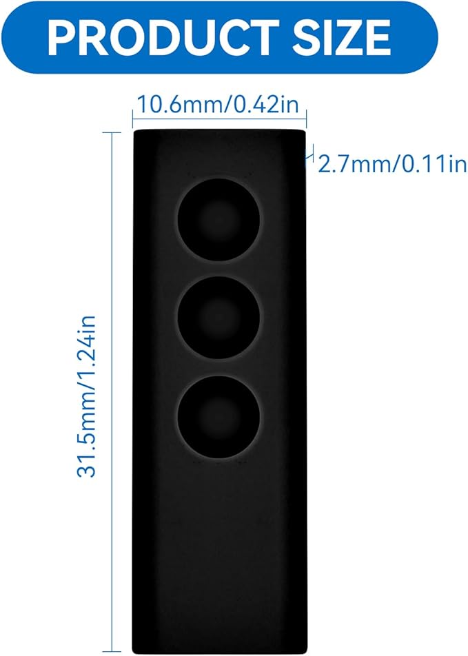 Protective Silicone Sleeve for SimpliSafe KeyFob - Arm and Disarm Remotely, Flexible Case for SimpliSafe Home Security System KeyFob - Latest Gen (Black)