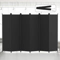 Kokorona 6 Panel Room Divider, 6FT Tall Folding Privacy Screen Wall Dividers by Kokorona