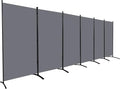 Room Divider 6FT Folding Privacy Screens, 6 Panel Partition Room Dividers | by HOMSCREENER