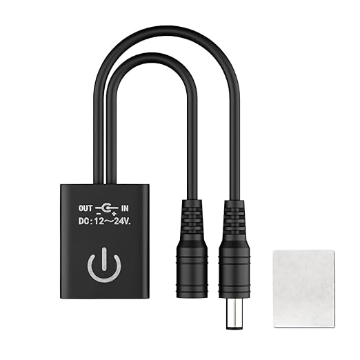 BTF-LIGHTING DC12v-24v MAX 3A Touchless Hand Wave Mini IR Sensor Switch Controller Work with Low Voltage FCOB COB Monochrome Lamp Suit for Cabinets, Doors (No Power or LED Strip)