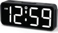 Peakeep Small Compact Digital Alarm Clock Plug-in by PEAKEEP