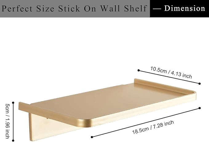 JDYOOMI Acrylic Floating Wall Shelves - Image 2