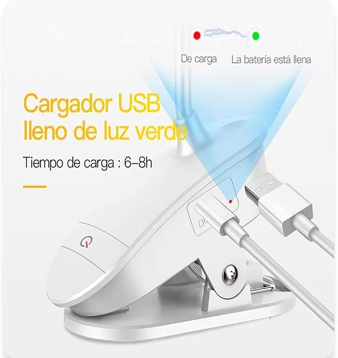 Clip on Reading Lamp, Battery Powered - Image 6