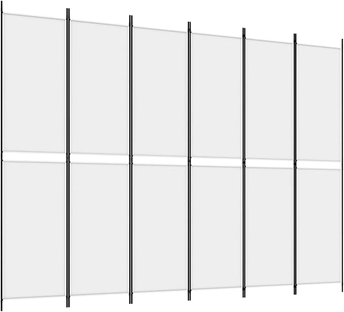 Gecheer 6-Panel Room Divider, Foldable Fabric Room Screen - Image 2