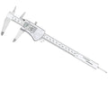 Simhevn Electronic Digital Calipers, inch and Millimeter Conversion,LCD Screen displays 0-6" Caliper Measuring Tool, Automatic Shutdown, Suitable for DIY/Jewelry Measurement (200mm Stainless Steel)