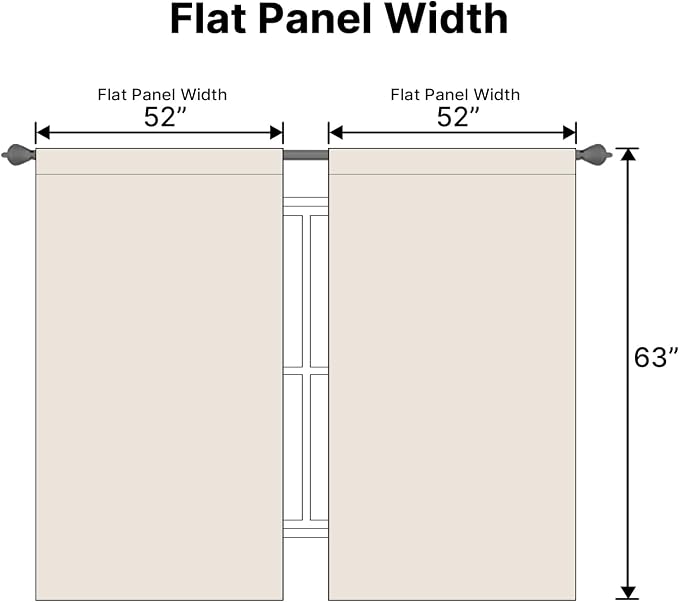 H.VERSAILTEX Blackout Curtains Thermal Insulated Window Treatment Panels Room - Image 7