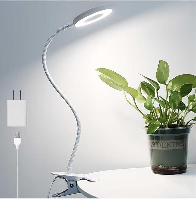 Woputne Desk Lamp Clip on Desk Reading Lights - Image 7