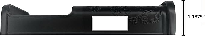Garden Video Doorbell Cover (Compatible with Ring 3, 3 Plus, 4, Battery Plus, and Battery Pro) (Matte Black)