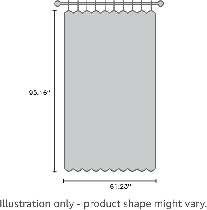 Yakamok Grey Blackout Curtains 96 inches Long - Image 7