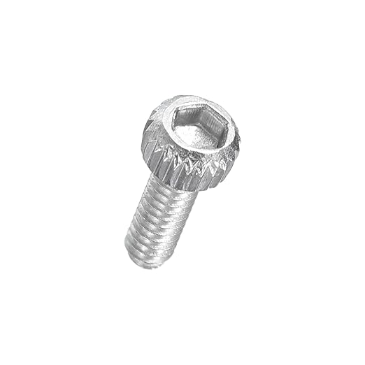 Kozelo 60pcs Socket Head Cap Screws - [M1.4-0.3 x 4mm] 304 Stainless Steel Allen Socket Drive for Electrical Motor 3D Printing Fan Engine Replacement Use, Silver