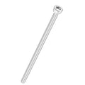 Kozelo 10pcs Socket Head Cap Screws - [M2.5-0.45 x 60mm] 304 Stainless Steel Allen Socket Drive for Electrical Motor 3D Printing Fan Engine Replacement Use, Silver