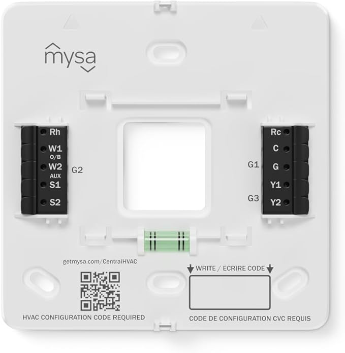 New Mysa Smart Thermostat for Heating & Cooling | Programmable WiFi Thermostat | Energy Star Certified | 7-Day Scheduling | Geofencing | Vacation Mode