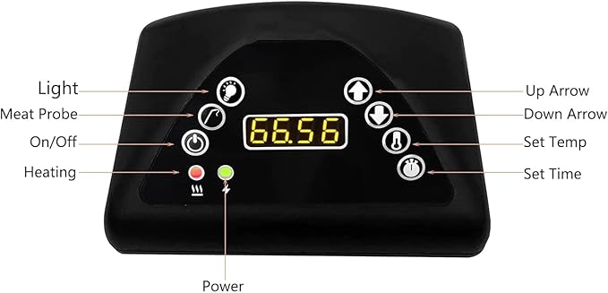 Digital Control Panel for masterbuilt, with LED Digital Display, Compatible with Masterbuilt MB20072418、MB20072618 and Other Smoker Grill Models