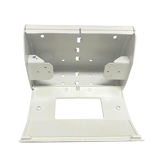 Upgraded GFCI Power Distribution Box Under Cabinet Electrical Box, Replaces Bryant RU270W, tradeSELECT Corner Mount, White Nylon, Pre-Drilled Holes, Compact Wall Mount for Home/Commercial