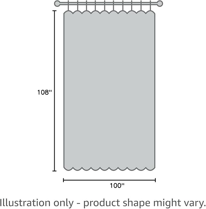 PrinceDeco 100% Blackout Curtains for Bedroom Blackout Linen Curtain for Sliding Glass Door Extra Wide Blackout Curtains Anti Rust Grommet Room Divider for Living Room,W100 X L108 Inch,Pure White