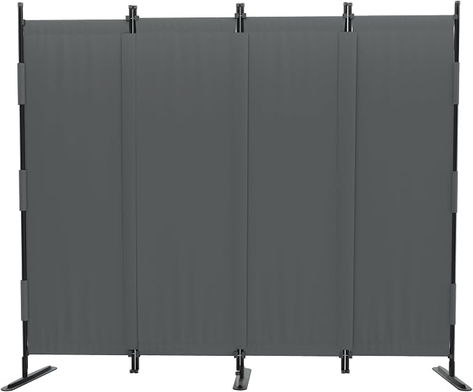Room Divider 4 Panel Folding Screen 6ft Portable Wall Partition Room Divider - Image 8