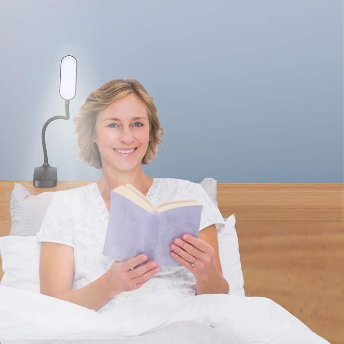 COLORLIFE Desk Lamp Clip On Light-7W 2600mAH Flexible Gooseneck Battery - Image 7