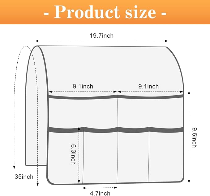 Sofa Armrest Organizer Arm Chair Caddy - Image 3
