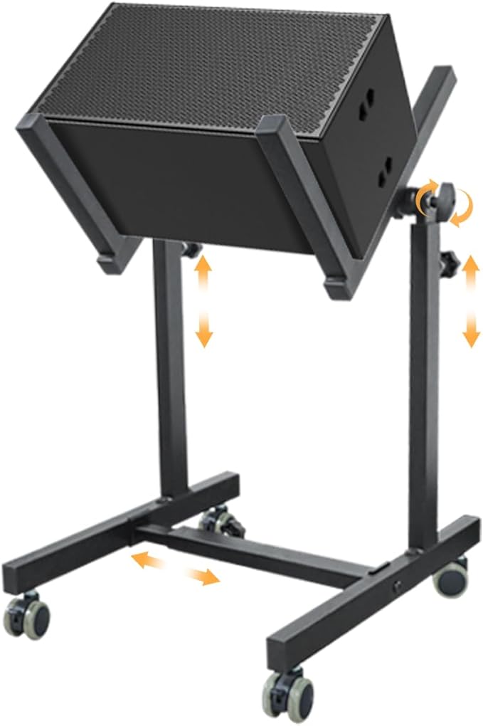 UPELLA Heavy Duty Amplifier Stand, Adjustable Amps Speaker Cabinet Stand Combo Holder, Audio Rack, Guitar Amplifier Stand