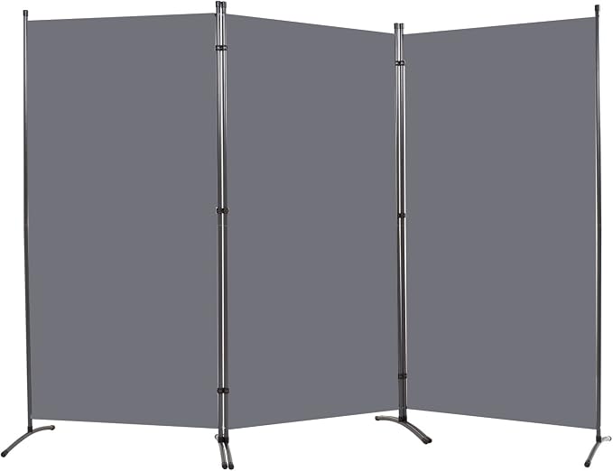 Room Divider 6FT Folding Privacy Screens, 3 Panel Partition Room Dividers | - Image 7